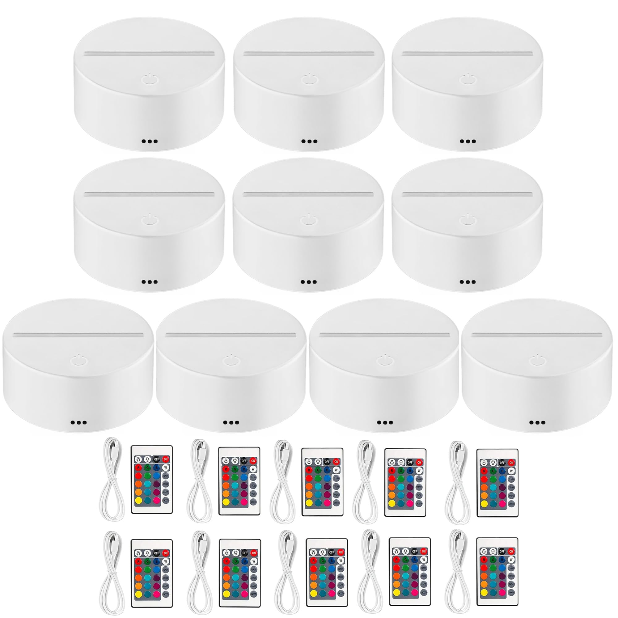 Amazon.co.jp : [ 偏愛lab ] 光る アクリル スタンド 台座 リモコン
